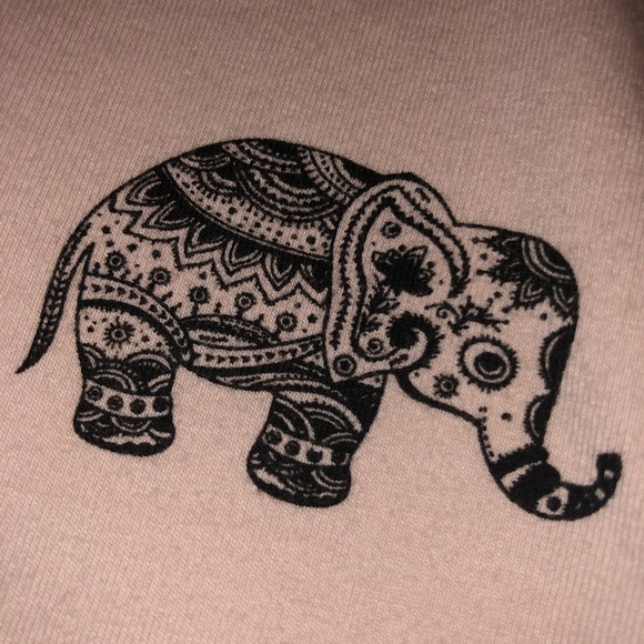 Elephant pink crop top - Picture 3 of 3